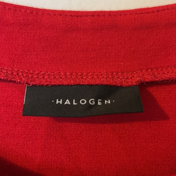 Halogen Red Shirt Dress - Picture 2 of 3